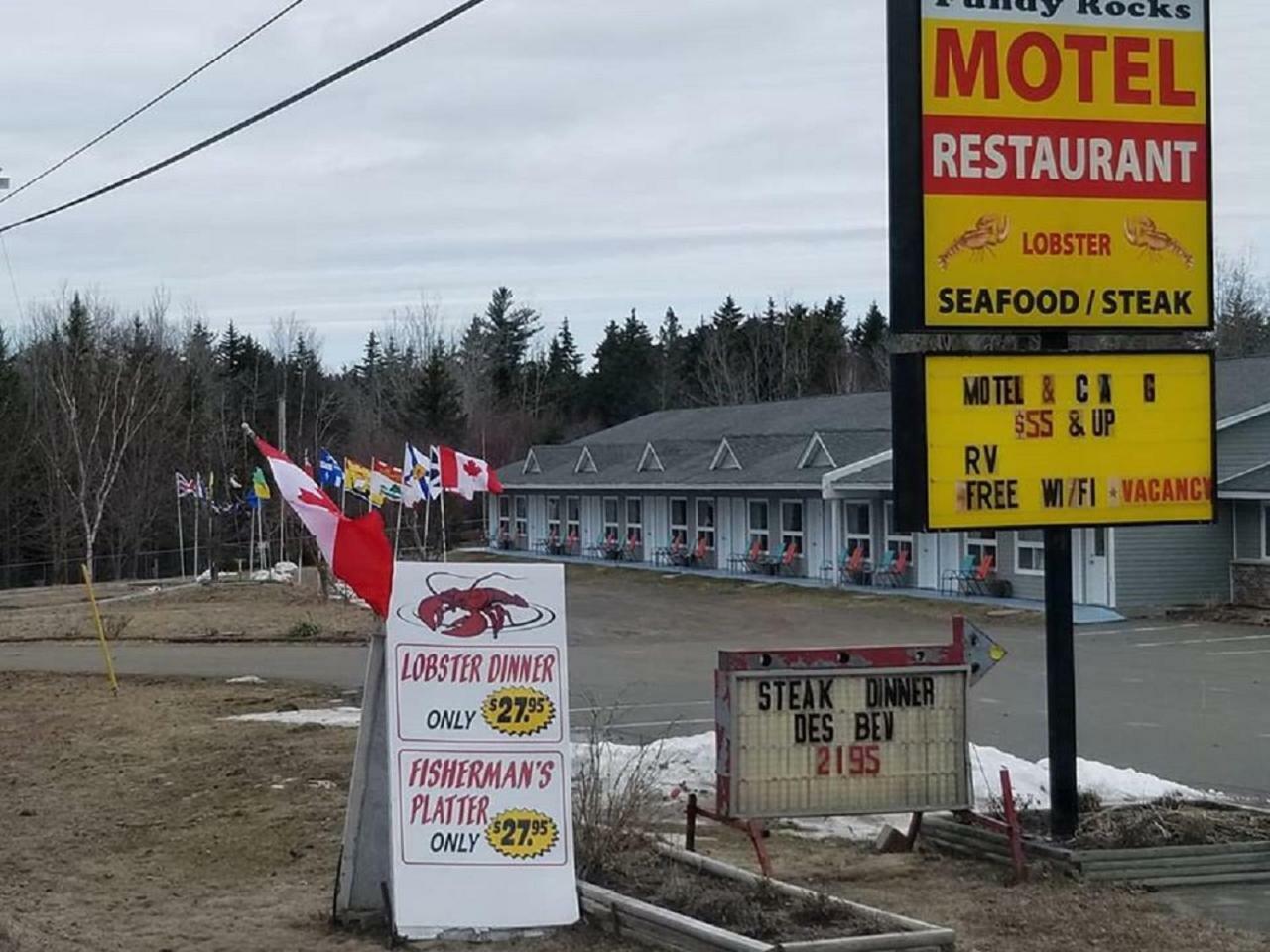 Fundy Rocks Motel Hopewell Cape Dış mekan fotoğraf